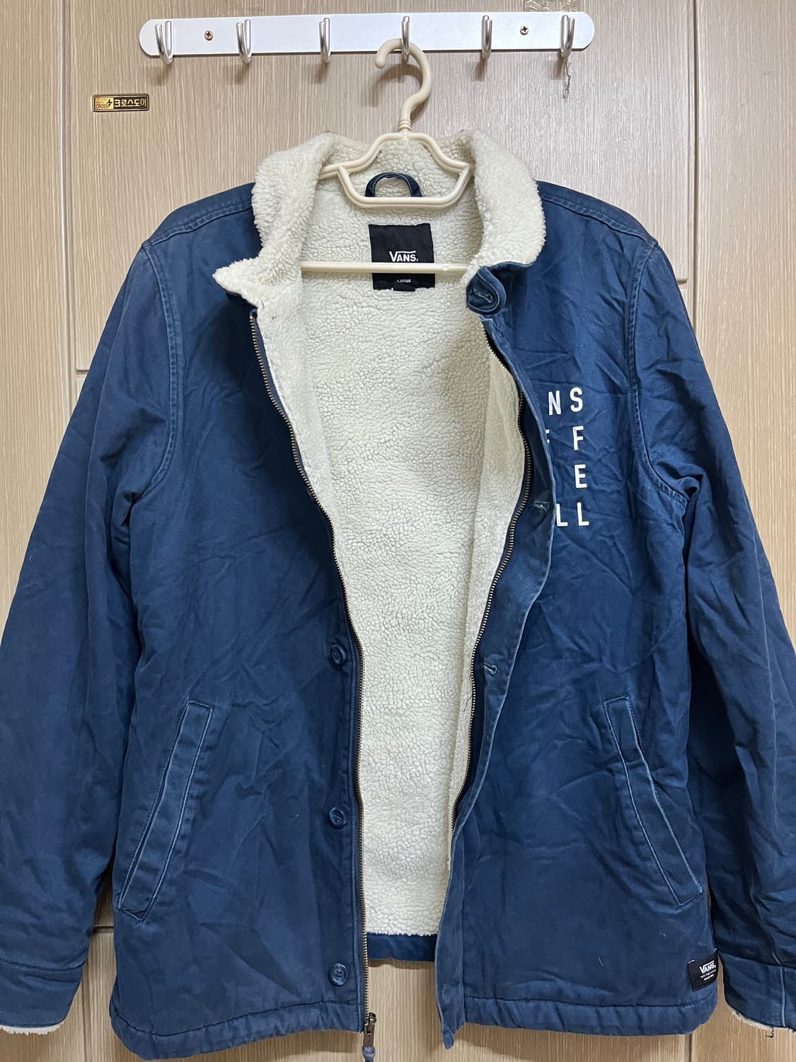 Vans 셰르파 코치 재킷 L 네이비 상품이미지5