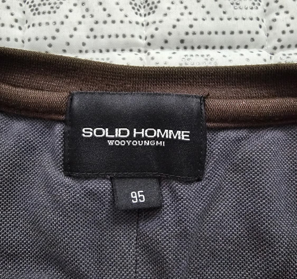솔리드 옴므 우영미 배색 맨투맨 95 상품이미지7