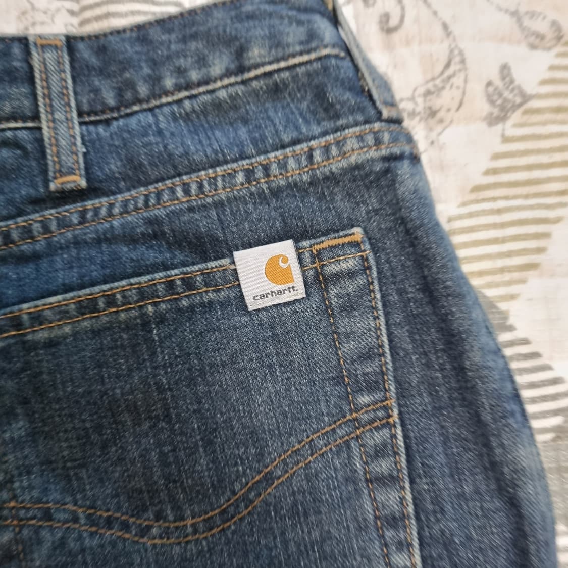 칼하트 체크안감 청바지 상품이미지4