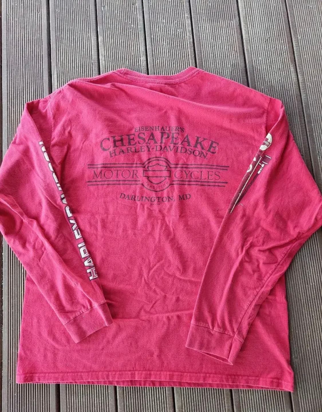 할리데이비슨 롱슬리브 xl 상품이미지2