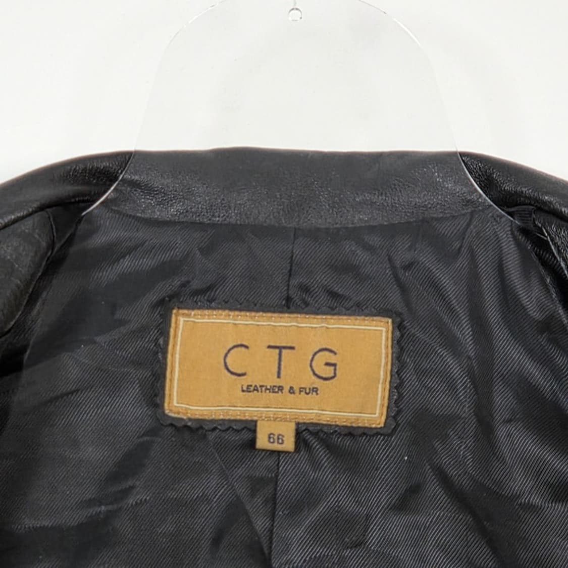 CTG 리얼 소가죽 원버튼 블레이저 자켓 66 상품이미지6