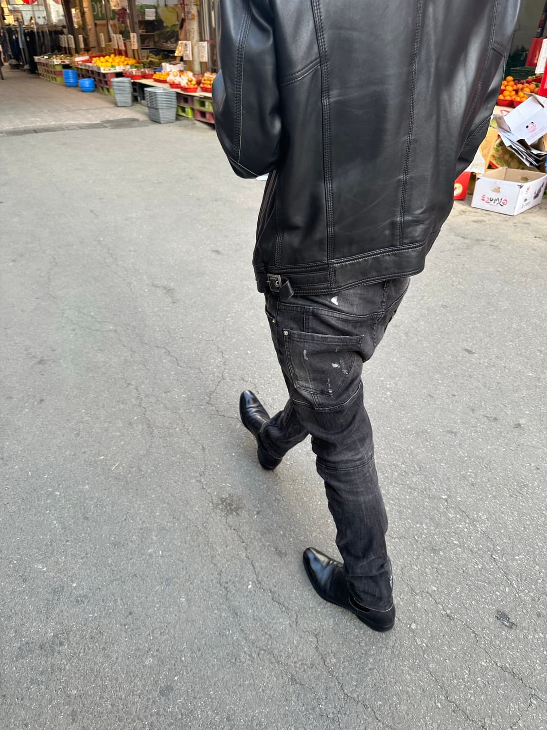 디스퀘어드 아카이브 아머 바이크 진 상품이미지2