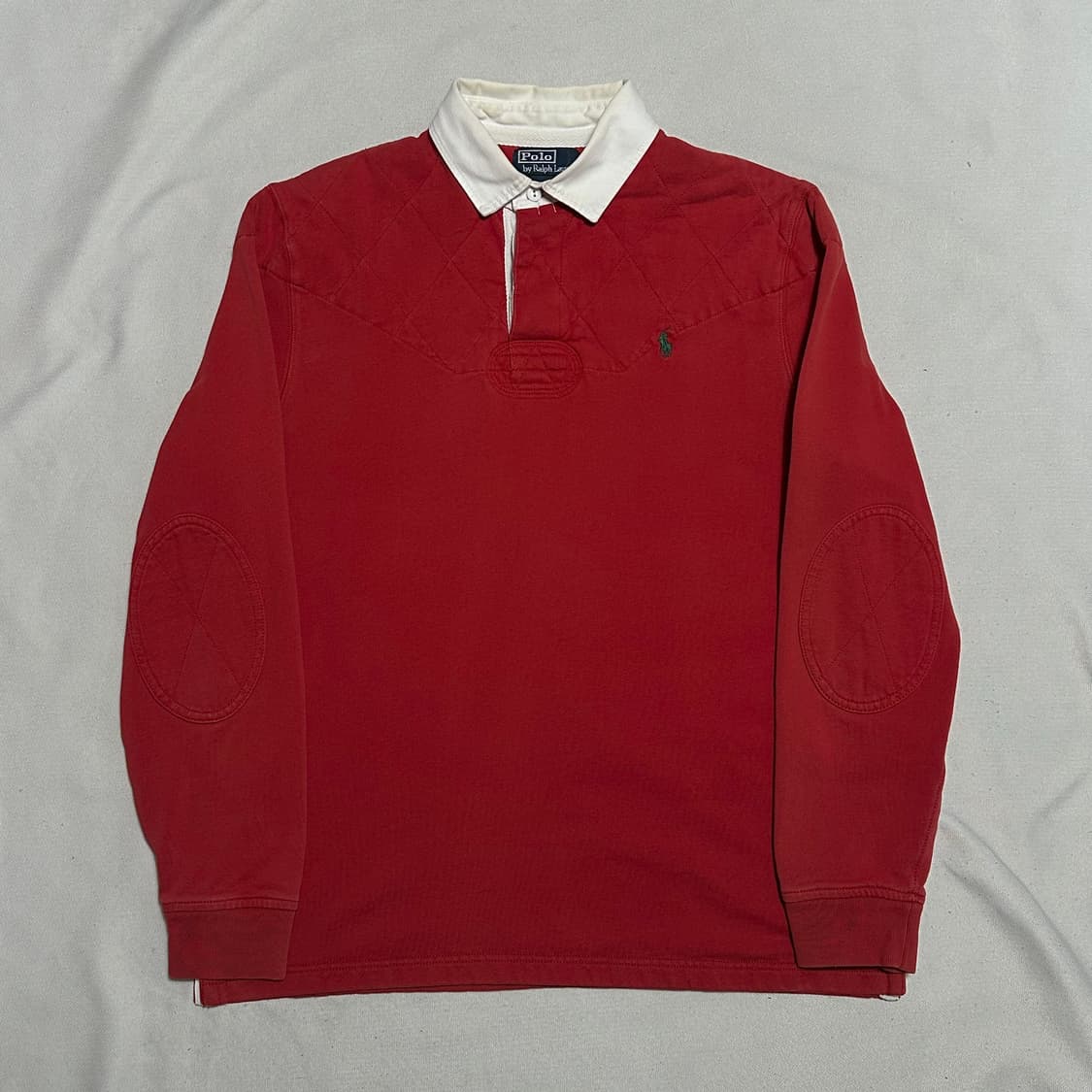 L 폴로랄프로렌 커스텀핏 레드 럭비티  상품이미지2