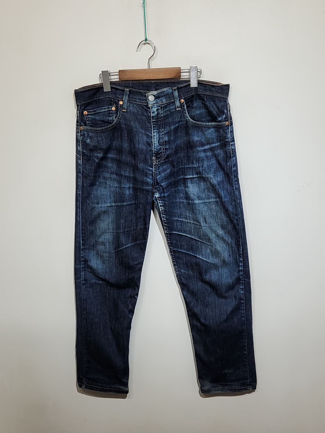 (34) 리바이스 502 청바지 중청워싱 데님팬츠 스판 150주년판  상품이미지1