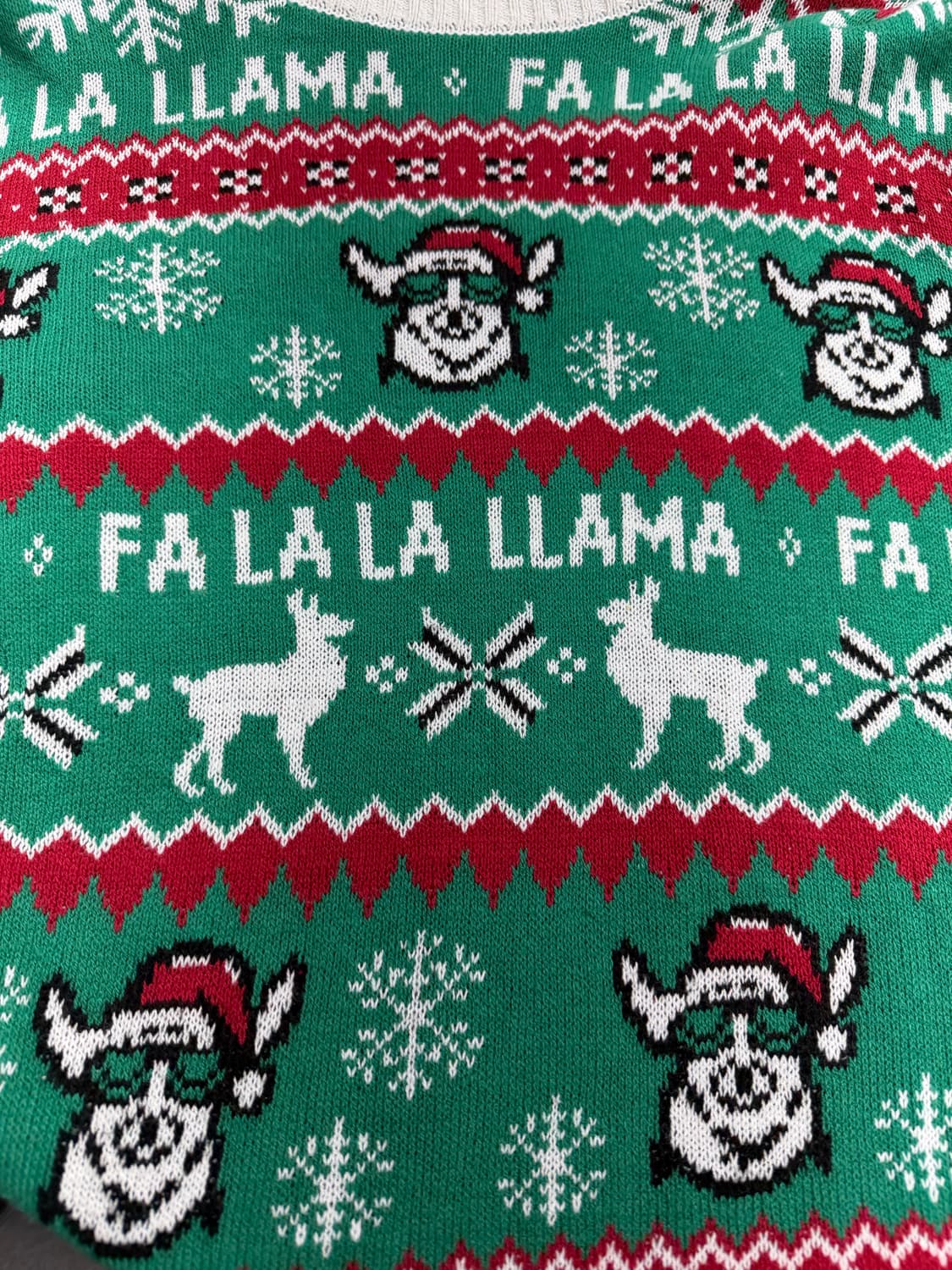 U.S.A. 크리스마스 어글리니트 XL (코튼60%) 어글리스웨터 상품이미지6