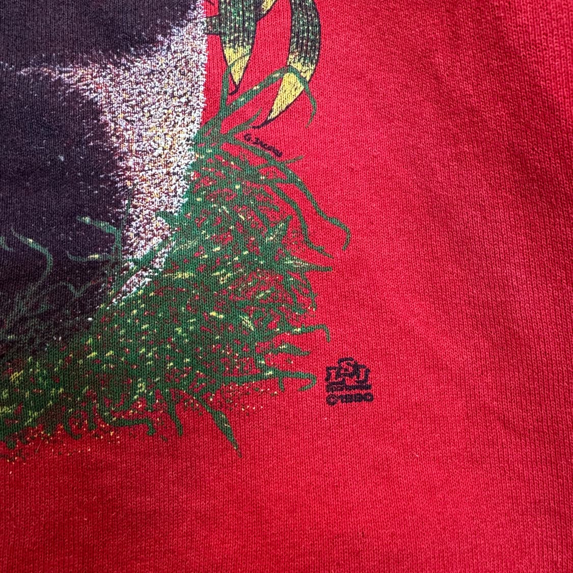 90s 프룻오브더룸 판다곰 스웻셔츠 맨투맨 made in USA (M)  상품이미지4