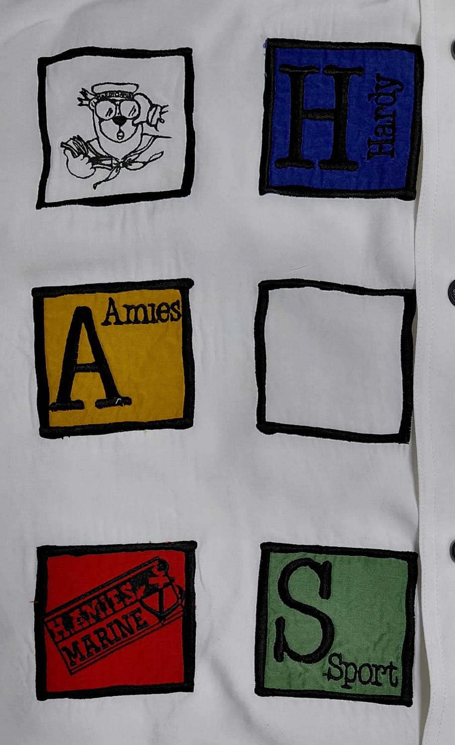 ​[L/실크혼방] HARDY AMIES SPORT 자수 레이온 셔츠 상품이미지5