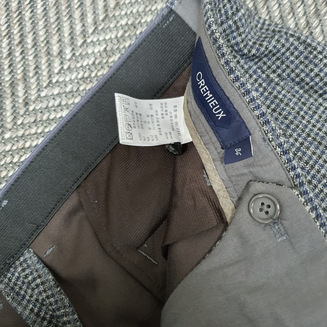 다니엘크레뮤 추동 슬랙스 팬츠 남자34 상품이미지3