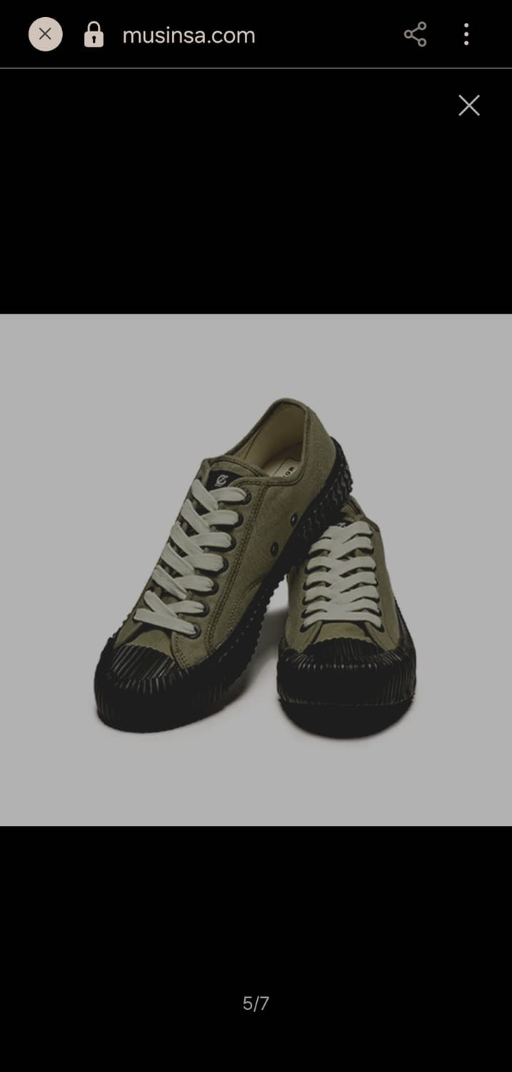 새상품 엑셀시오르BOLT LO 볼트 로우 스니커즈 스모키그린 상품이미지1