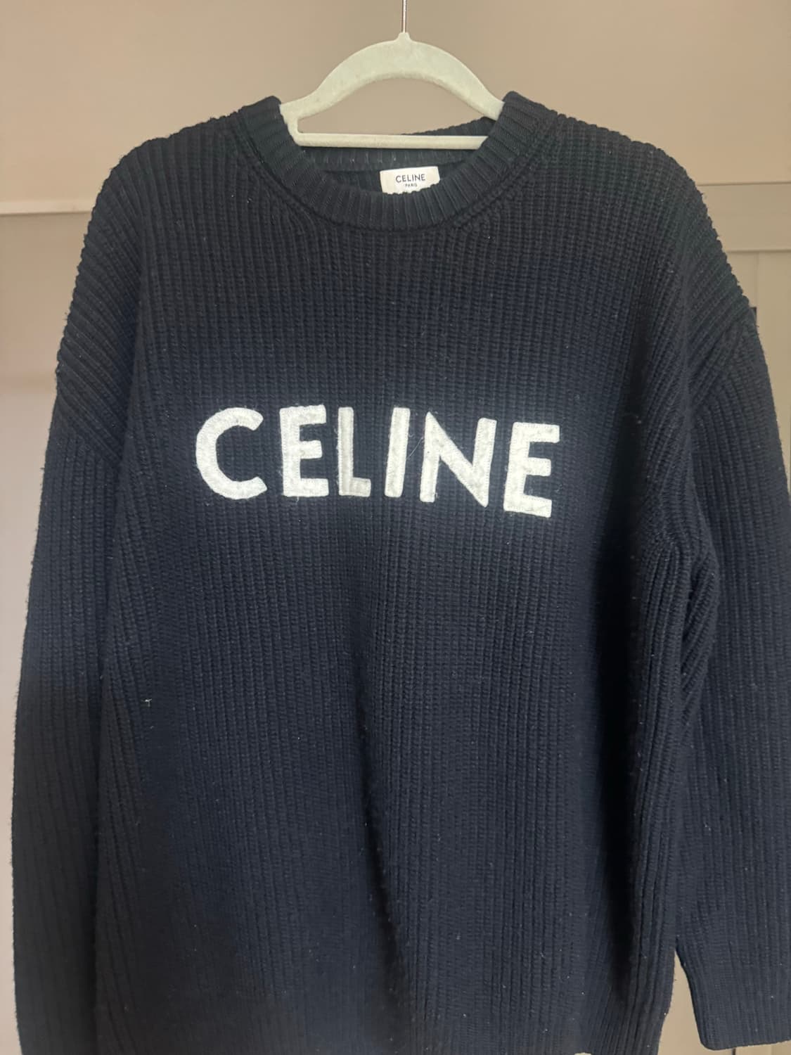 셀린느 울 리브드 니트 xs 상품이미지1