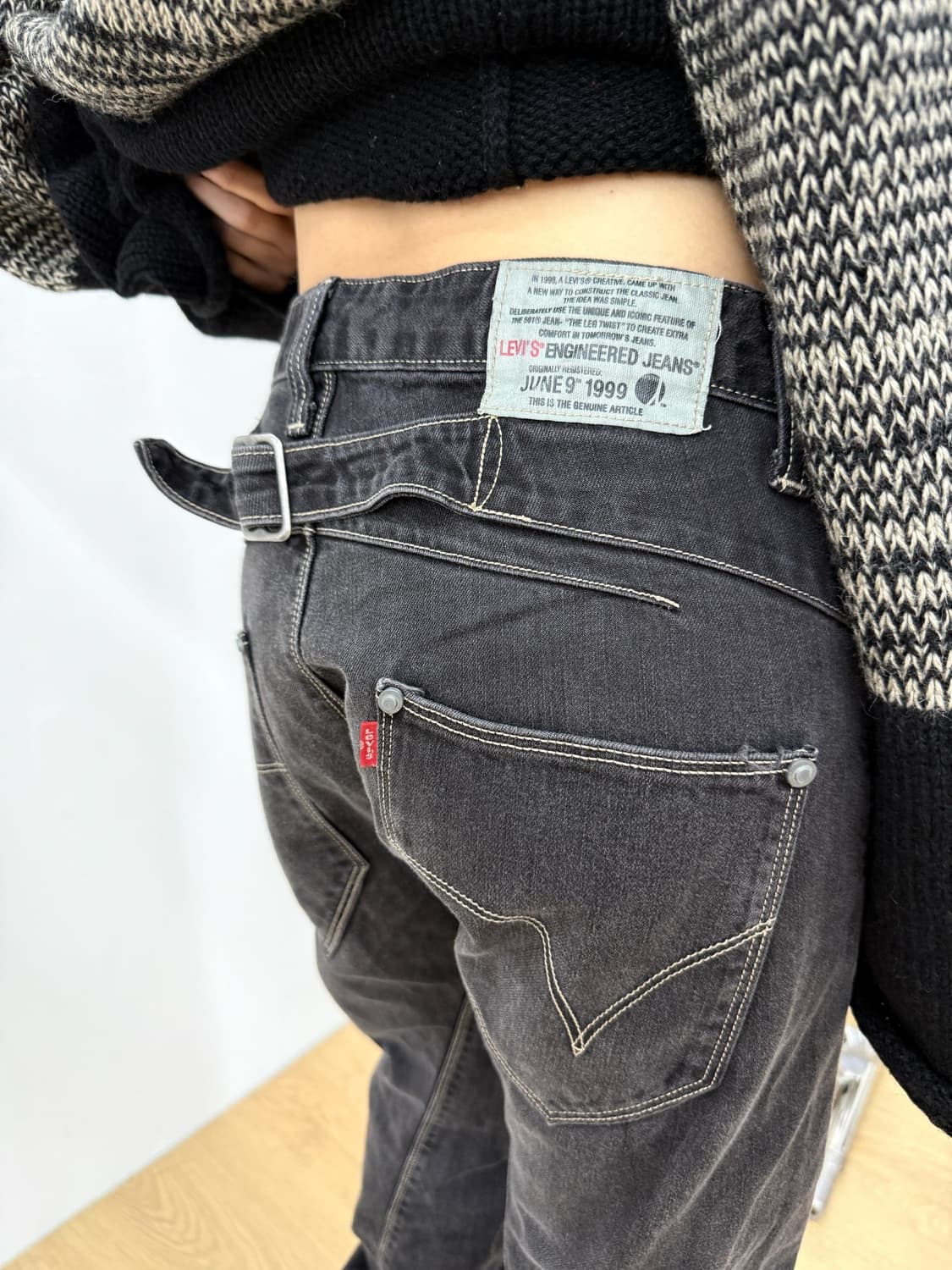 00's levi's grey engineered jeans  상품이미지8