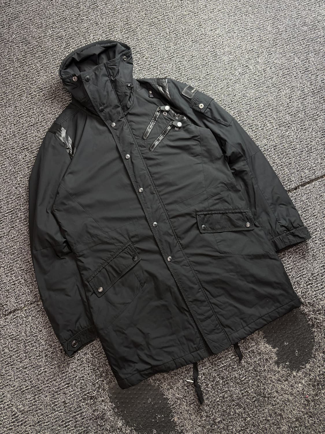 디젤 해체주의 하이넥 유틸리티 투웨이 야상 자켓 3922 상품이미지1