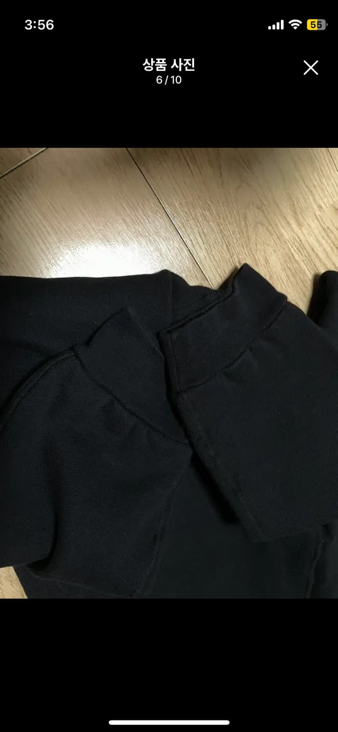 더블탭스 스웻팬츠 블랙M 상품이미지6