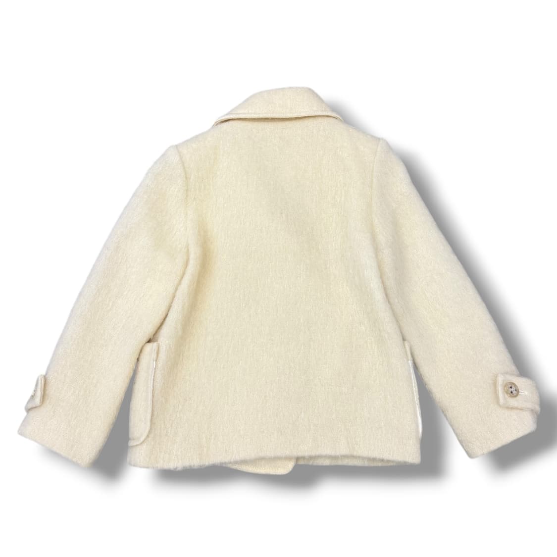 JPN 크림화이트 더블버튼 울 숏코트  상품이미지2
