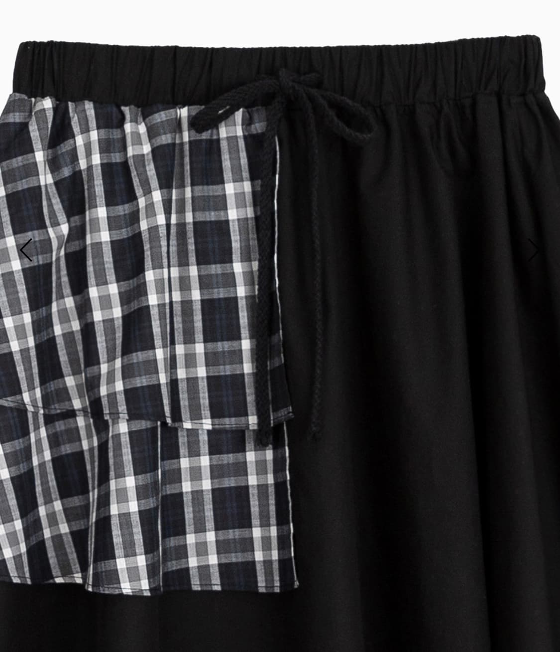 오헤시오 CANCAN COLORED SKIRT, BLACK C 상품이미지3