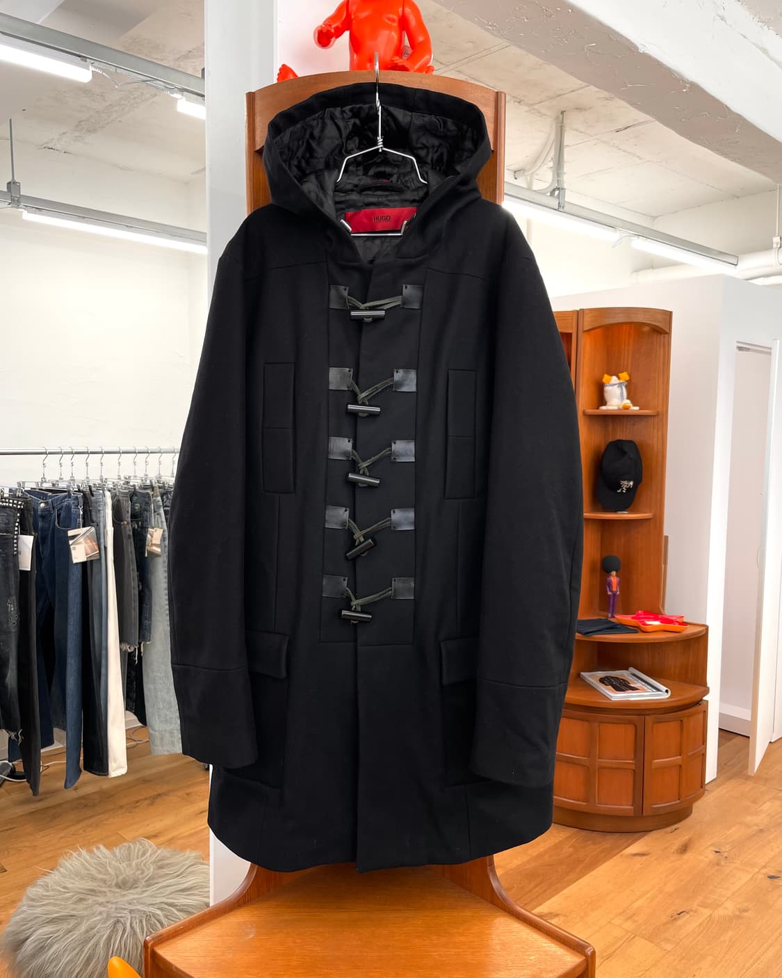 [50] 휴고보스 레더 토글 코트 상품이미지5