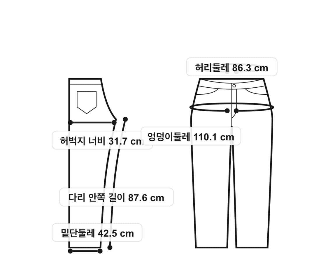 RRL 더블알엘 스트레이트핏 리페어 클리어빌 진 32/32 상품이미지8