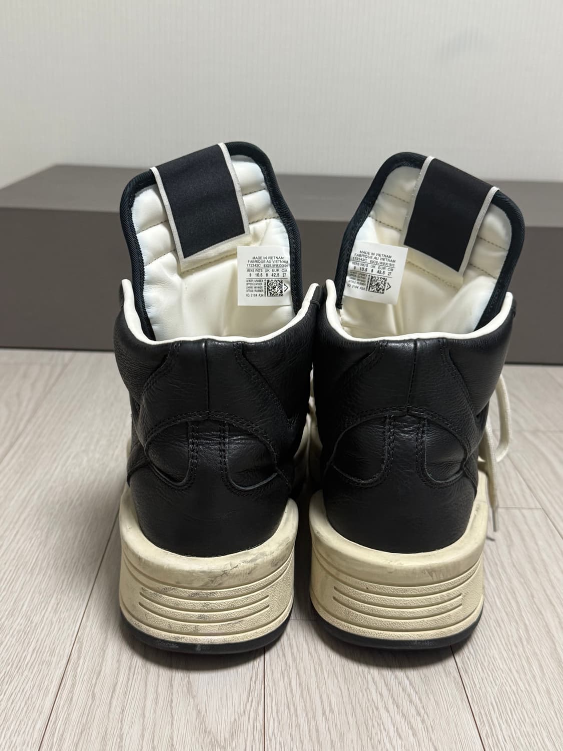 릭오웬스 다크쉐도우 컨버스 터보웨폰 42.5 상품이미지2