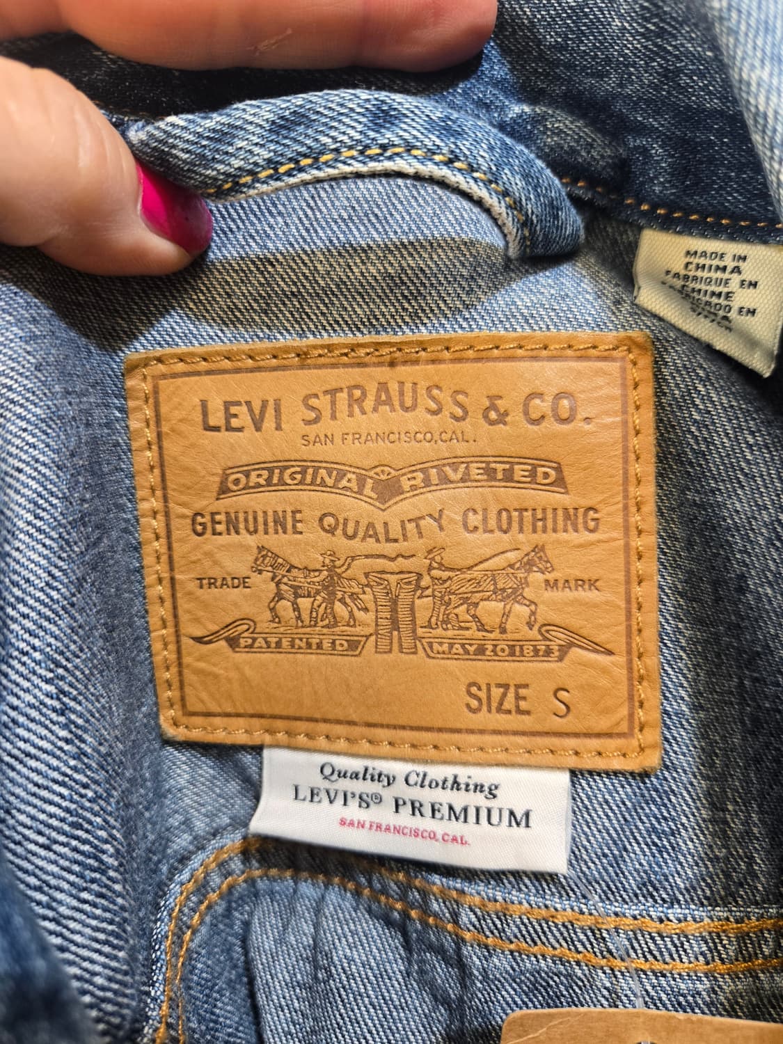 리바이스 프리미엄 데님자켓  상품이미지5