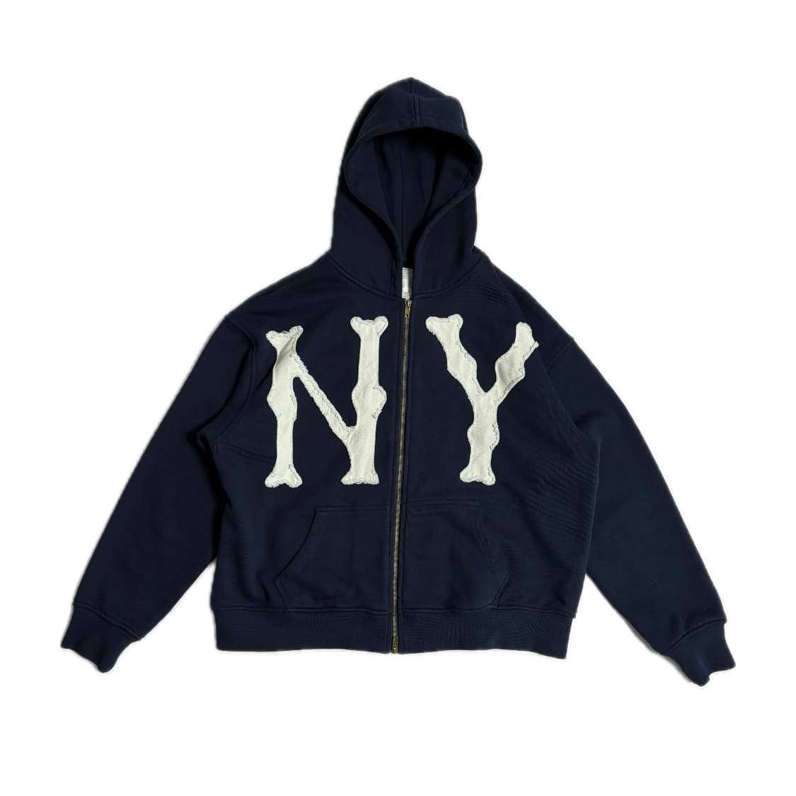 Memory Lane Park NY 후드 집업 네이비  상품이미지3