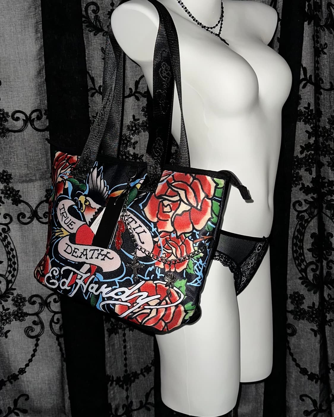 Black Canvas Bag (New with Tags) 상품이미지1