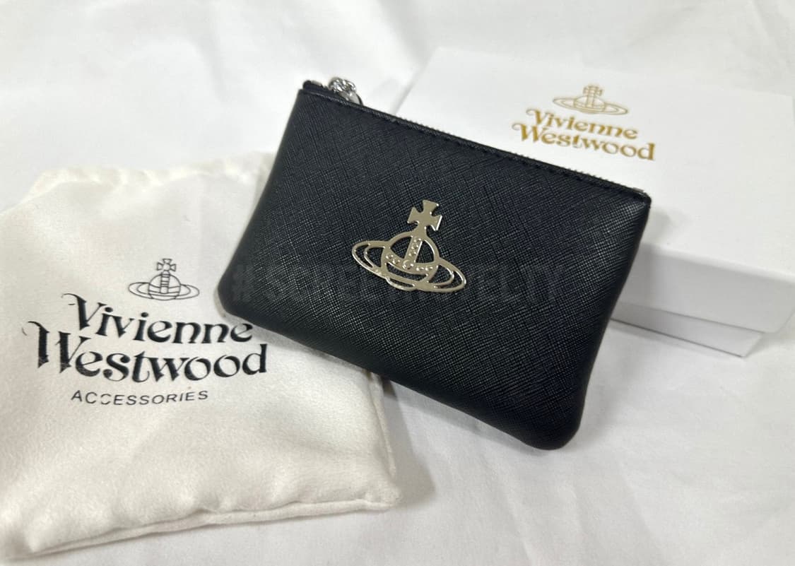 비비안 웨스트우드  동전지갑 파우치지갑 블랙 무료배송 ​ ​ 상품이미지3
