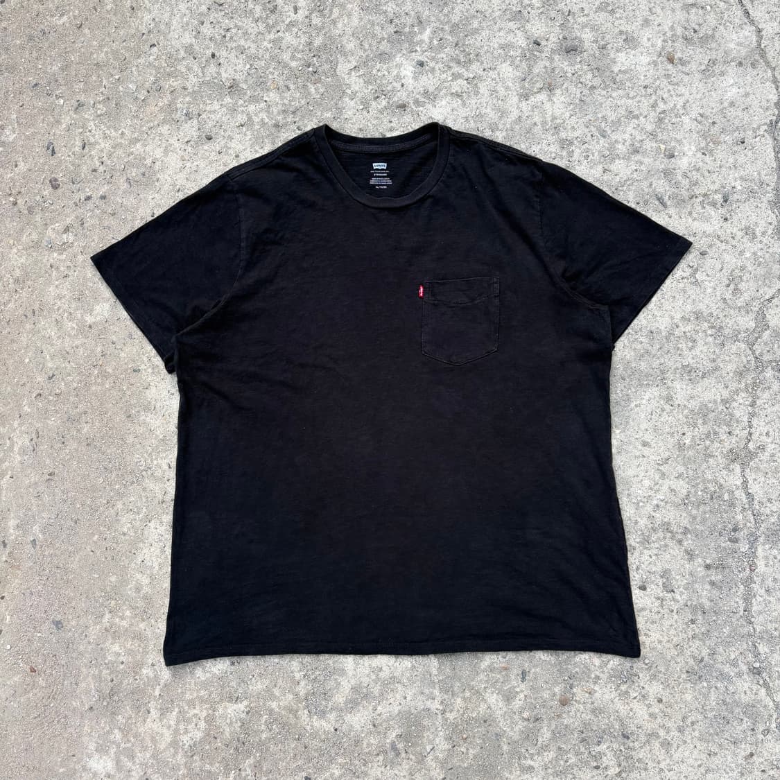 (XL) 리바이스 포켓 블랙 반팔 티셔츠 상품이미지1