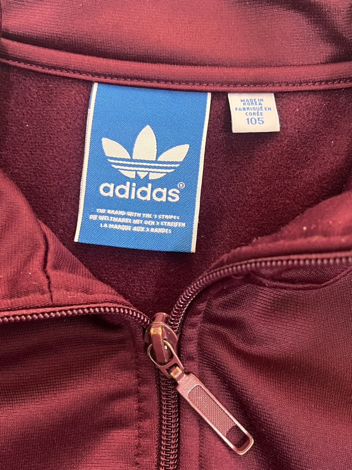 아디다스 파이어버드 버건디민트 져지 트랙탑 105 상품이미지7