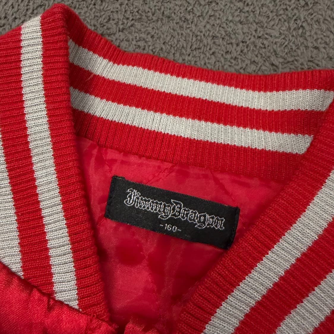 [정품/160] Jpn 일본 빈티지 지미드래곤 용자수 스카잔 자켓 상품이미지5