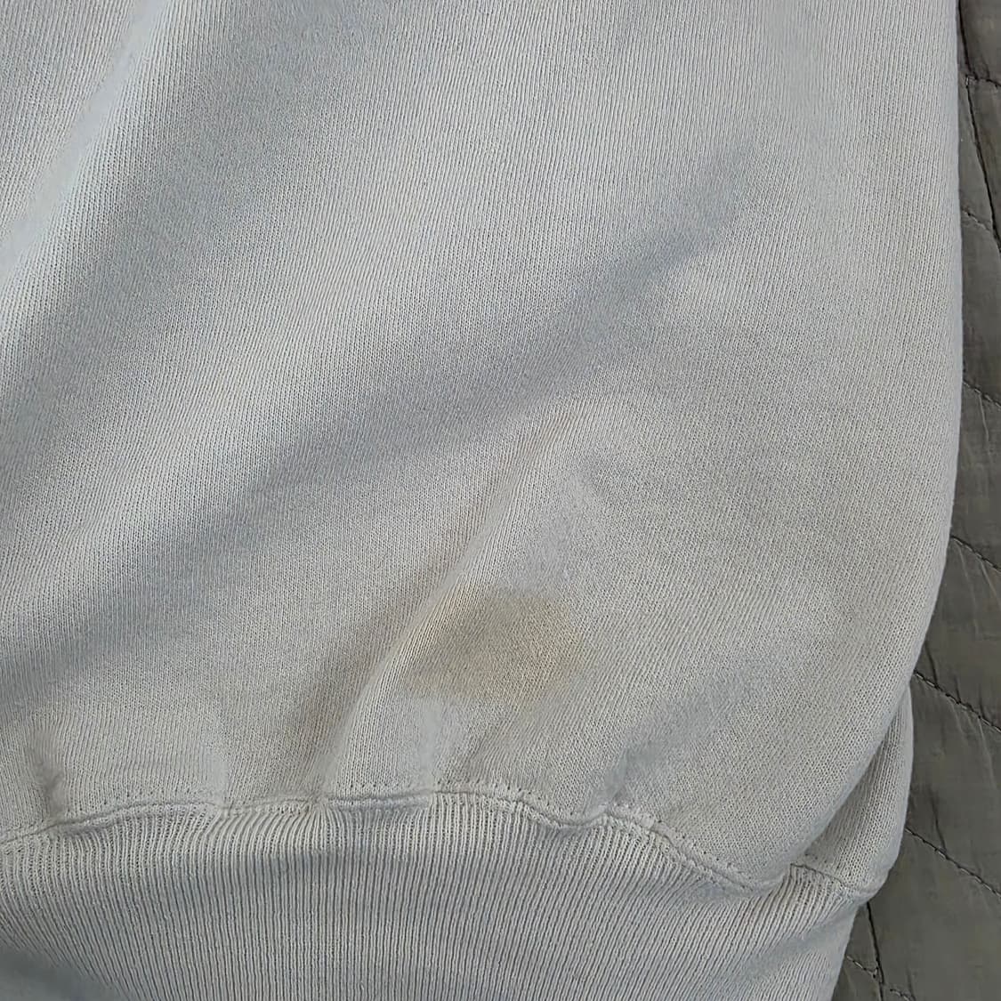 [XL] 90s 빈티지 러셀 애슬레틱 화이트 후드집업 Usa스테인 상품이미지7