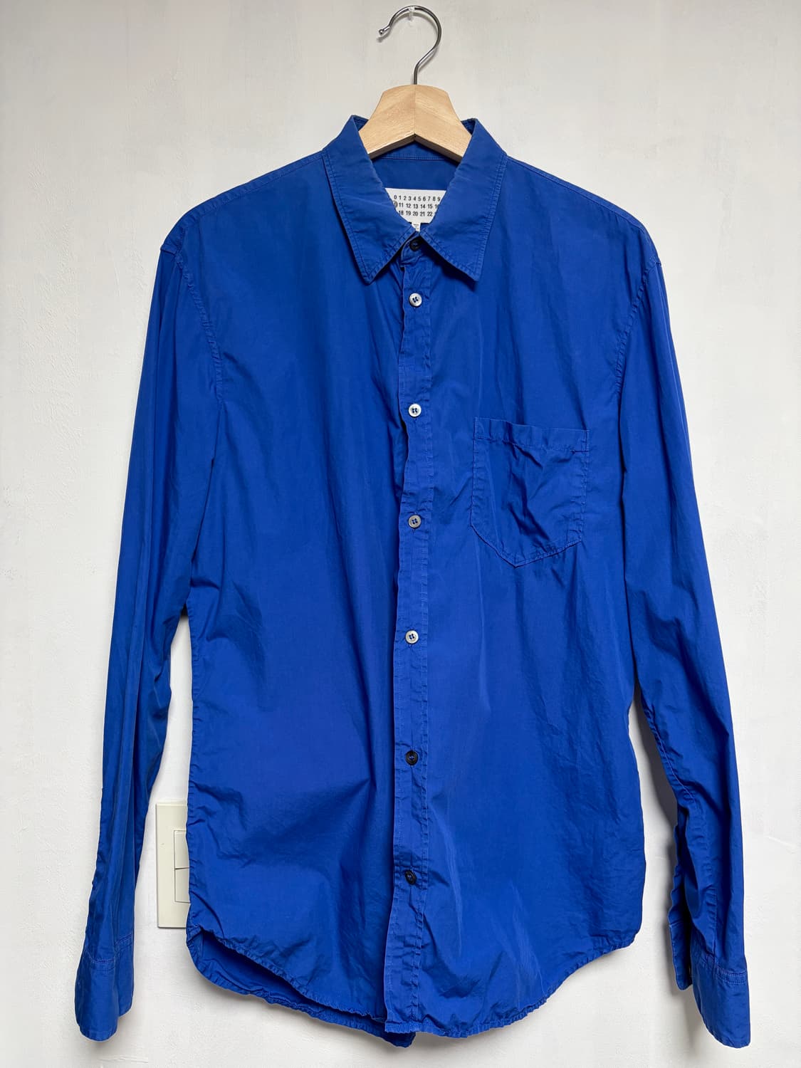 마르지엘라 셔츠 블루 상품이미지1