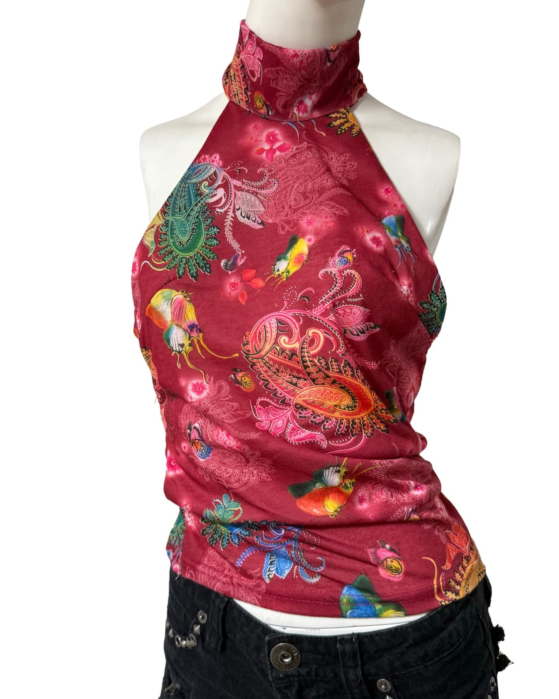 빈티지 오리엔탈 무드 치파오 탑 상품이미지2