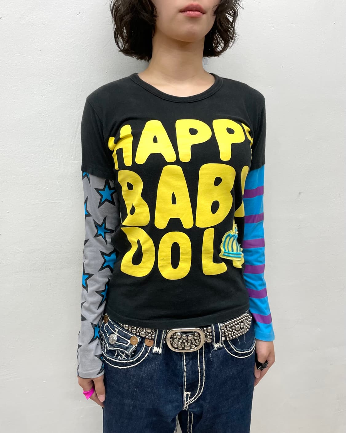 Baby Doll Retro Star Stripe Long Sleeve 상품이미지5
