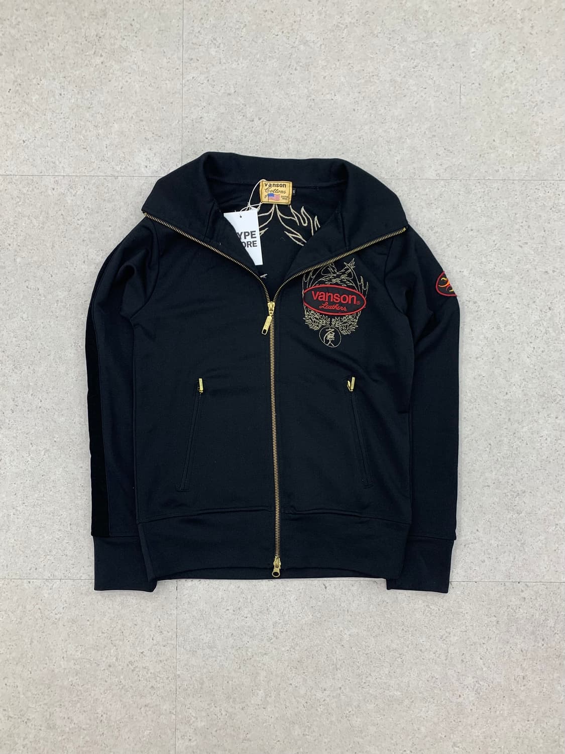 Vanson Leathers 밴슨 하이넥 집업 상품이미지1