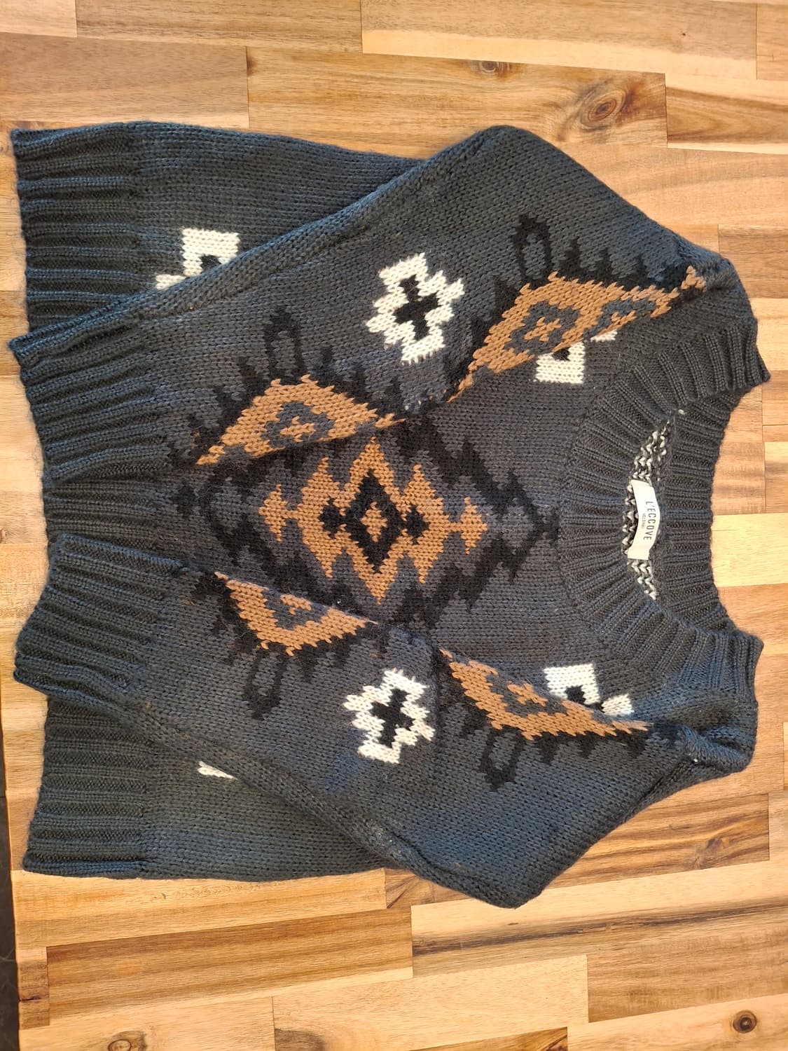 (마지막특가) 르꼬브 패턴 니트 상품이미지1