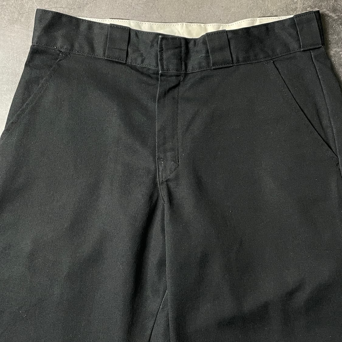 DICKIES 디키즈 빈티지 블랙 더블니 워크 팬츠 A00873 상품이미지2