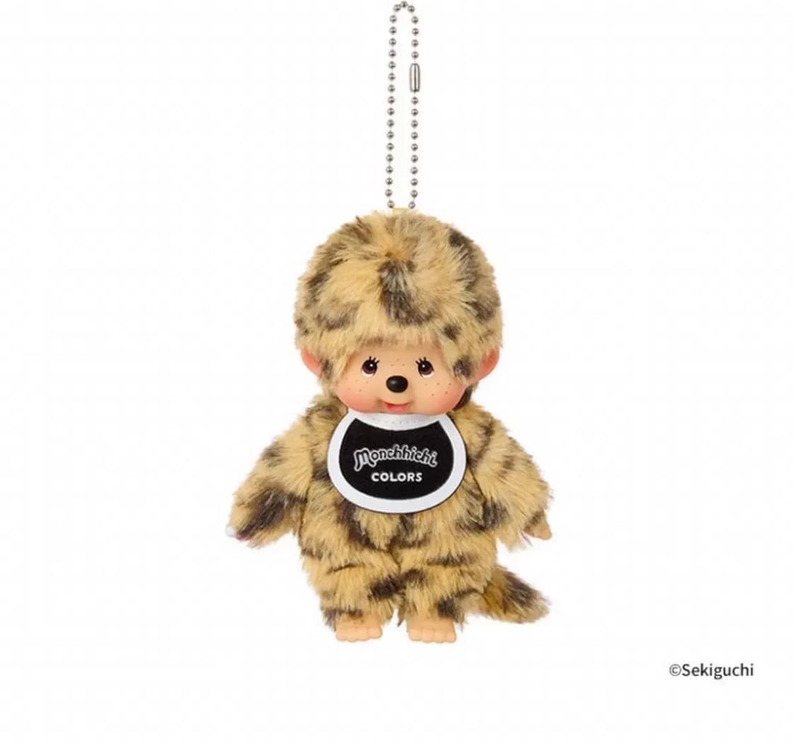 몬치치 호피 무늬 컬러즈 레오파드 인형 키링 상품이미지3