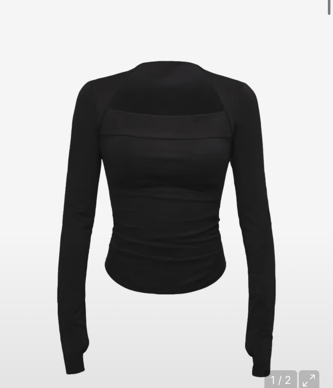 오호스 숄더 랩 롱 슬리브 상품이미지1