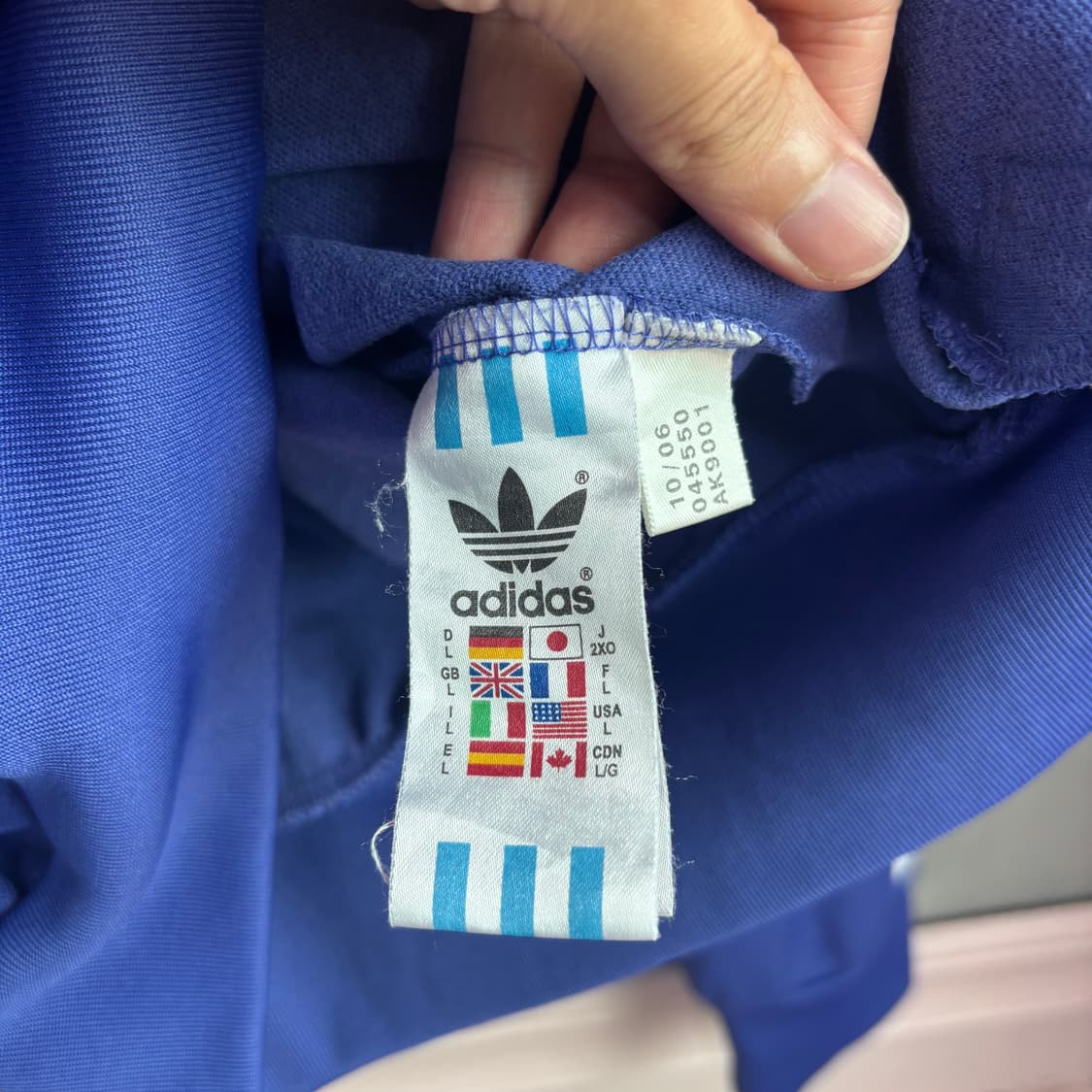 아디다스 레알마드리드 져지 트랙탑 상품이미지3