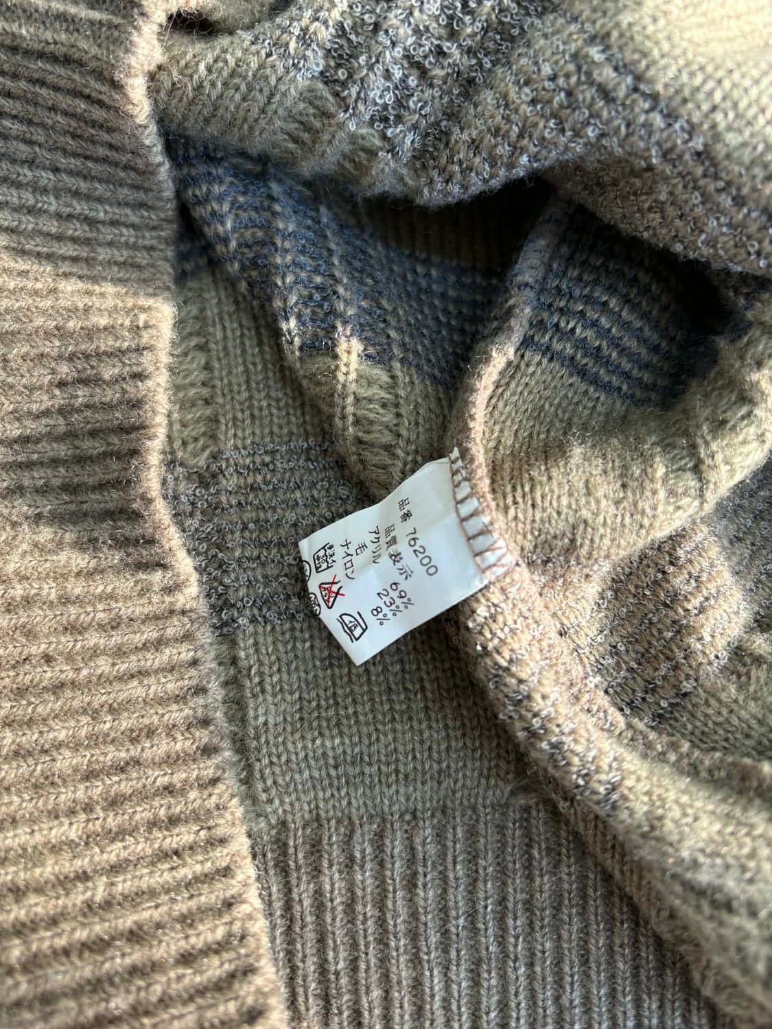 [M] Vulgaris 90s 일본 빈티지 블렌드 니트 스웨터 상품이미지5