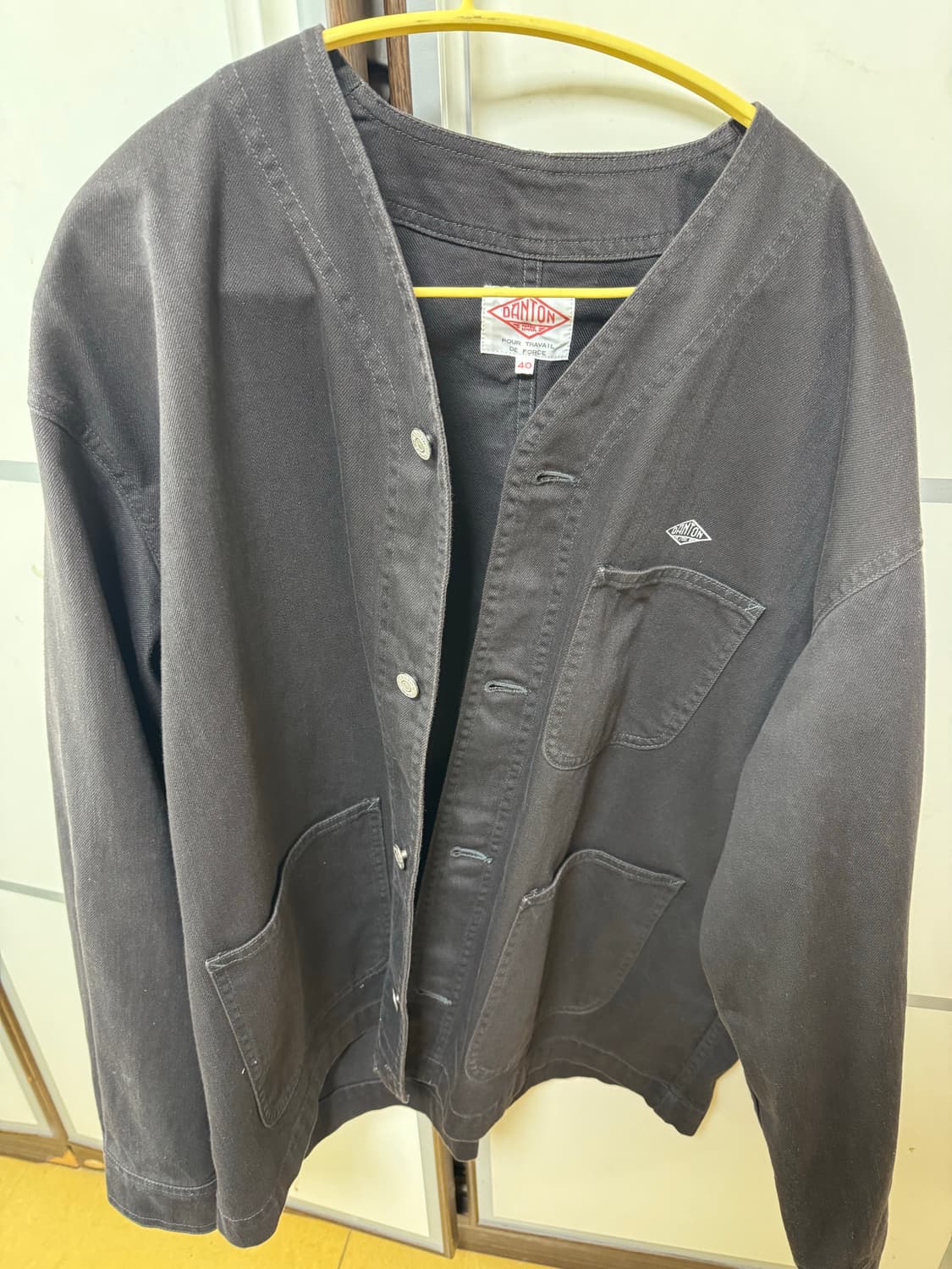 단톤 데님 카라리스 자켓 상품이미지1