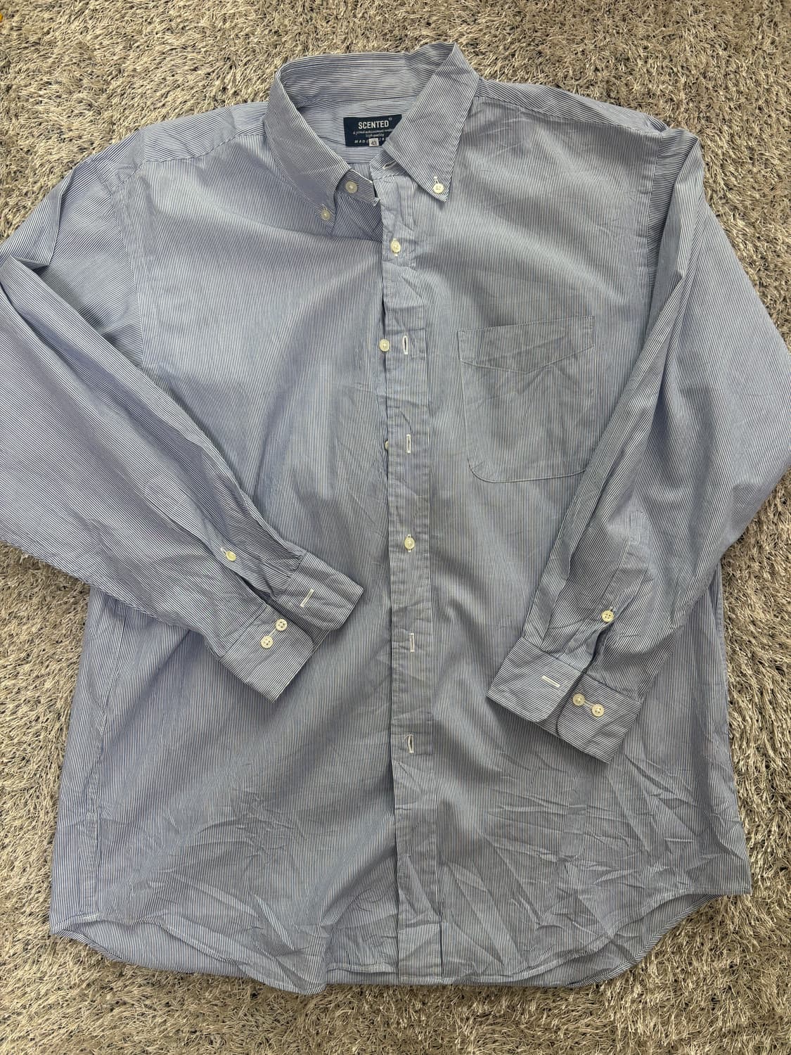 일제 SCENTED 스트라이프셔츠 사이즈 105 상품이미지1