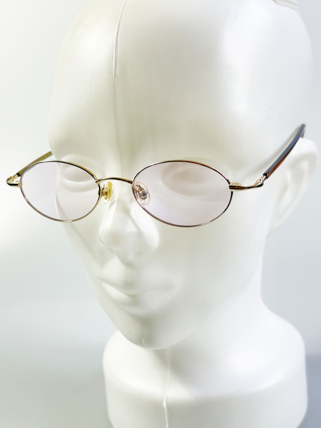 R&B EYEWEAR 골드 슬림 오벌 메탈 빈티지 틴트 안경 상품이미지8