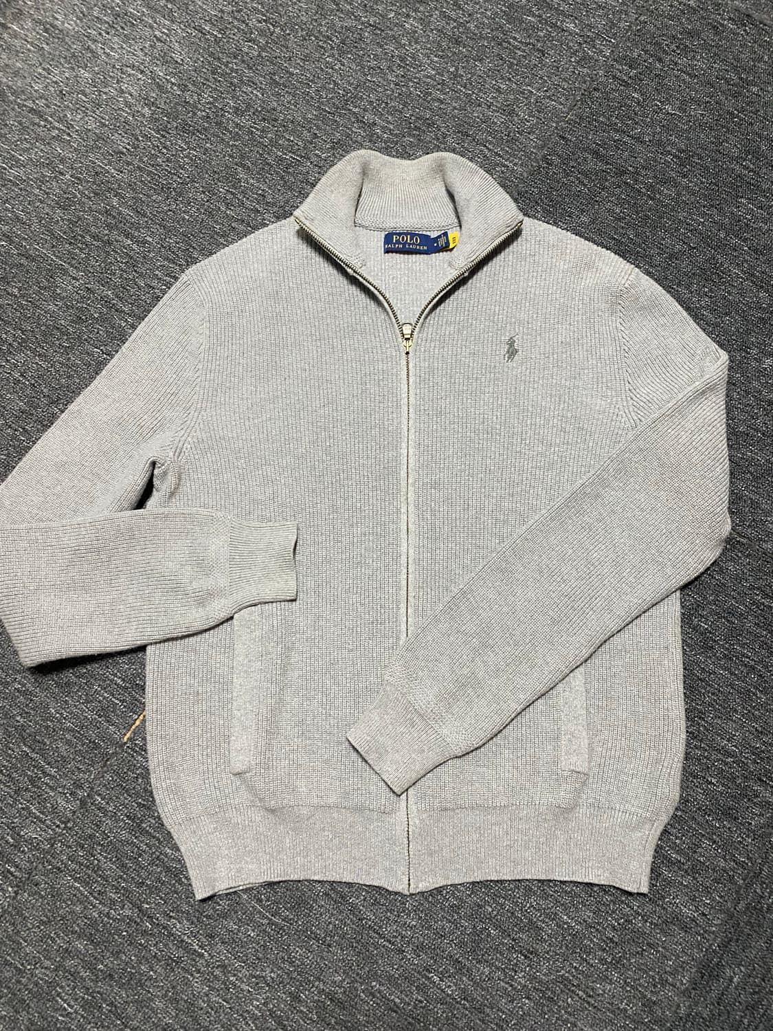 최신형QR택 폴로 스웻 집업 가디건 정리 상품이미지1