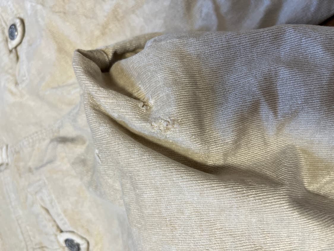 골드 아이보리 골덴 바지 상품이미지3