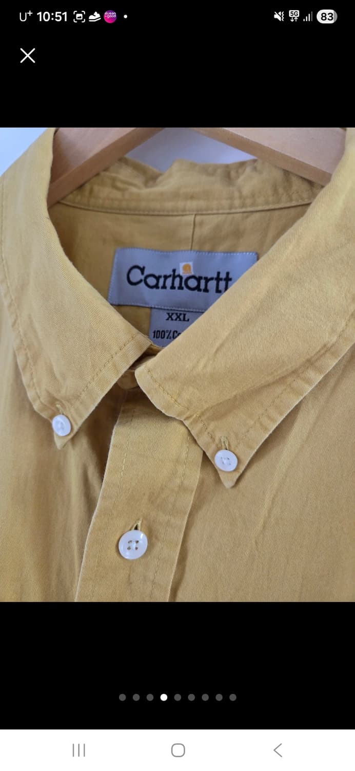 칼하트 머스타드 셔츠 115정도 상품이미지4