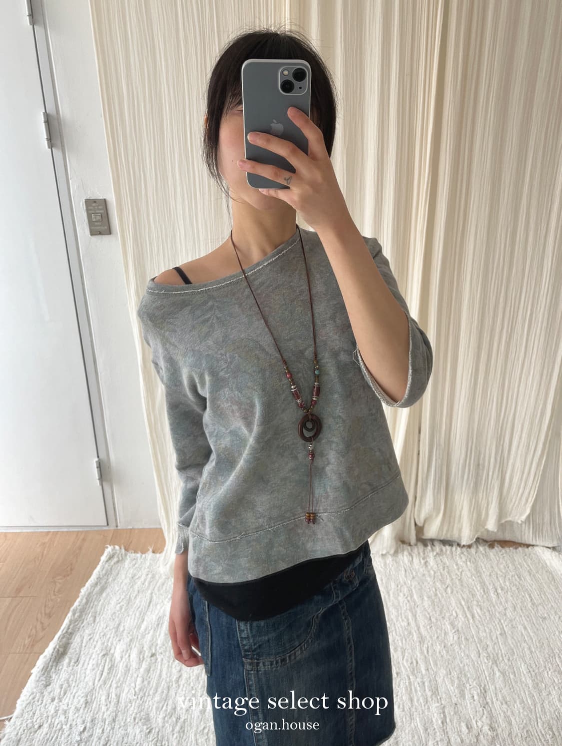 vintage flower sweatshirt top 상품이미지4