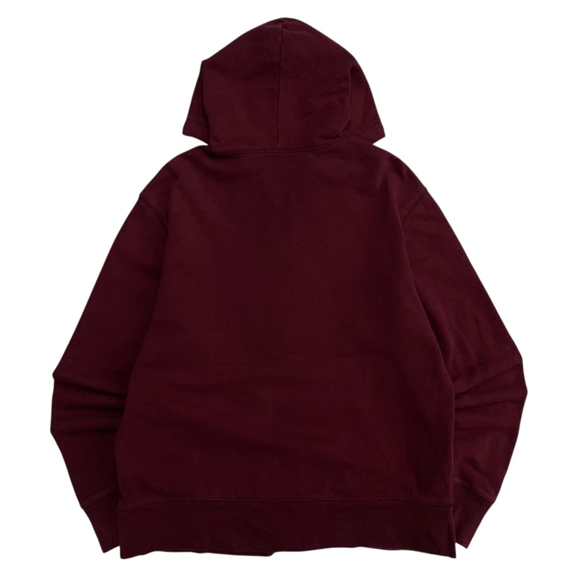 갭 센터로고 버건디 후드집업 M 상품이미지3