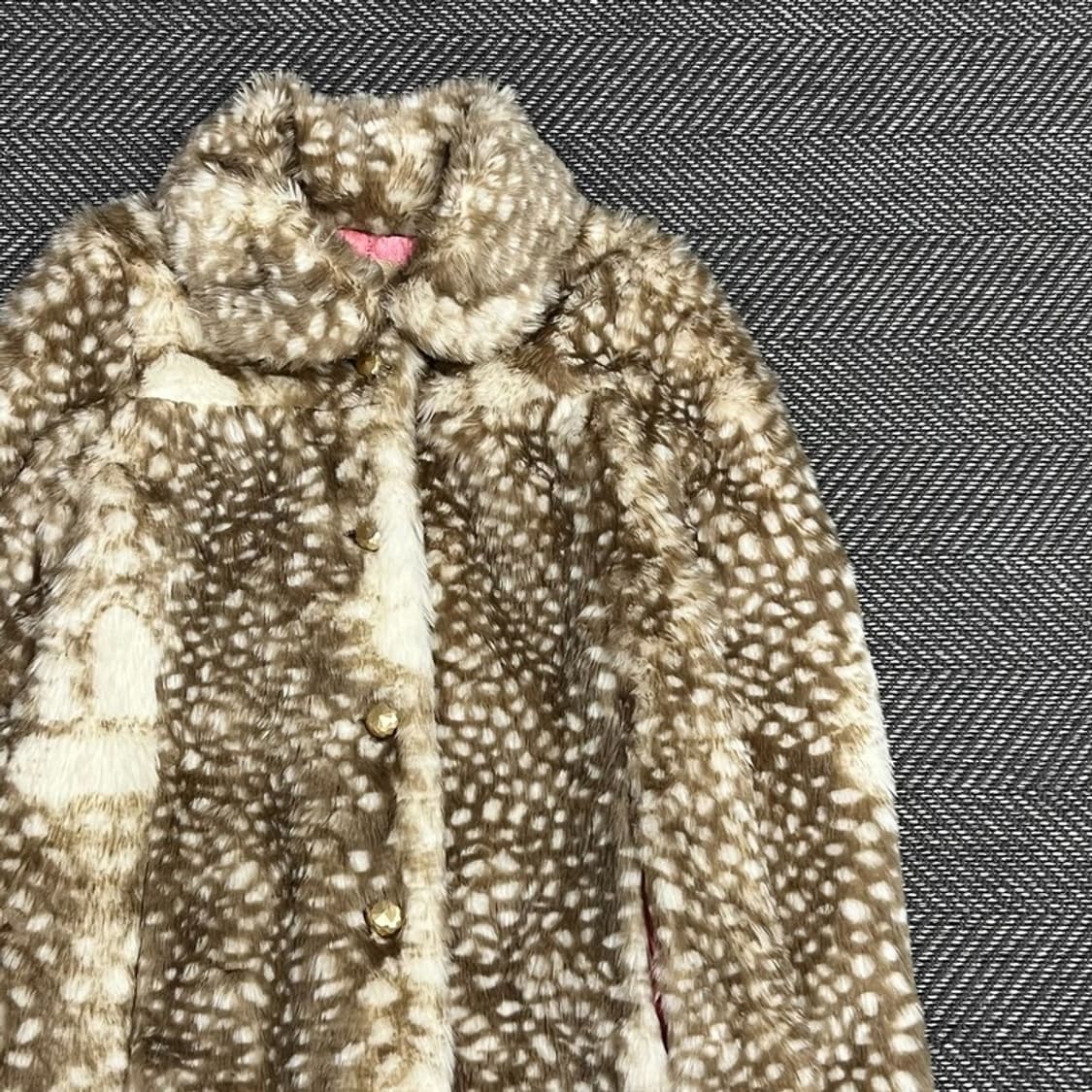 갸루 펑크 퍼 코트 v1179 상품이미지4