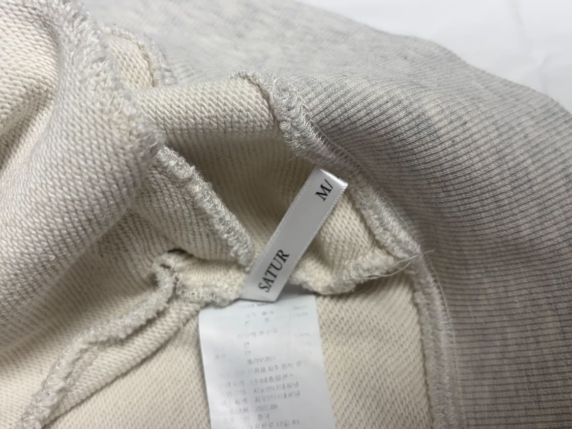 세터 후드집업 아이보리 오트밀 상품이미지3